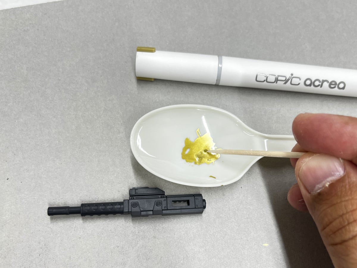 コピックアクレアプラモ塗装